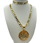 Cadena y Esclava Cartier 8mm con dije Centenario