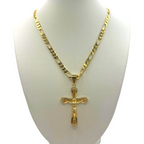 Cadena Cartier 5mm con dije Cristo Picudo