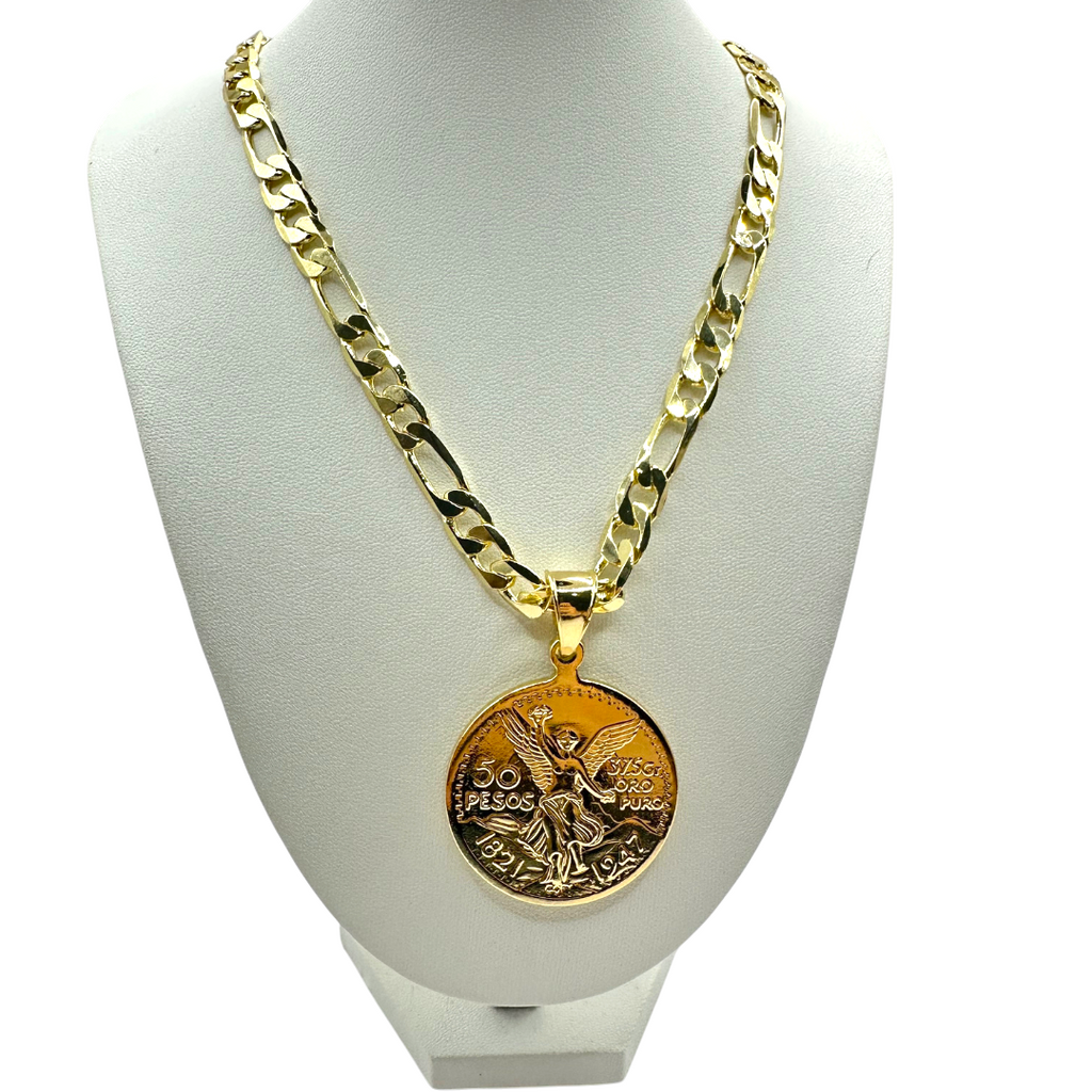 Cadena Cartier 8mm Con Centenario en Oro Laminado de 18K