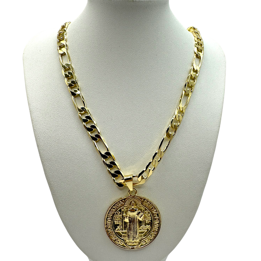 Cadena Cartier de 8mm Con San Benito