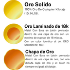 Cadena Barbada 8mm Con Centenario en Oro Laminado de 18K