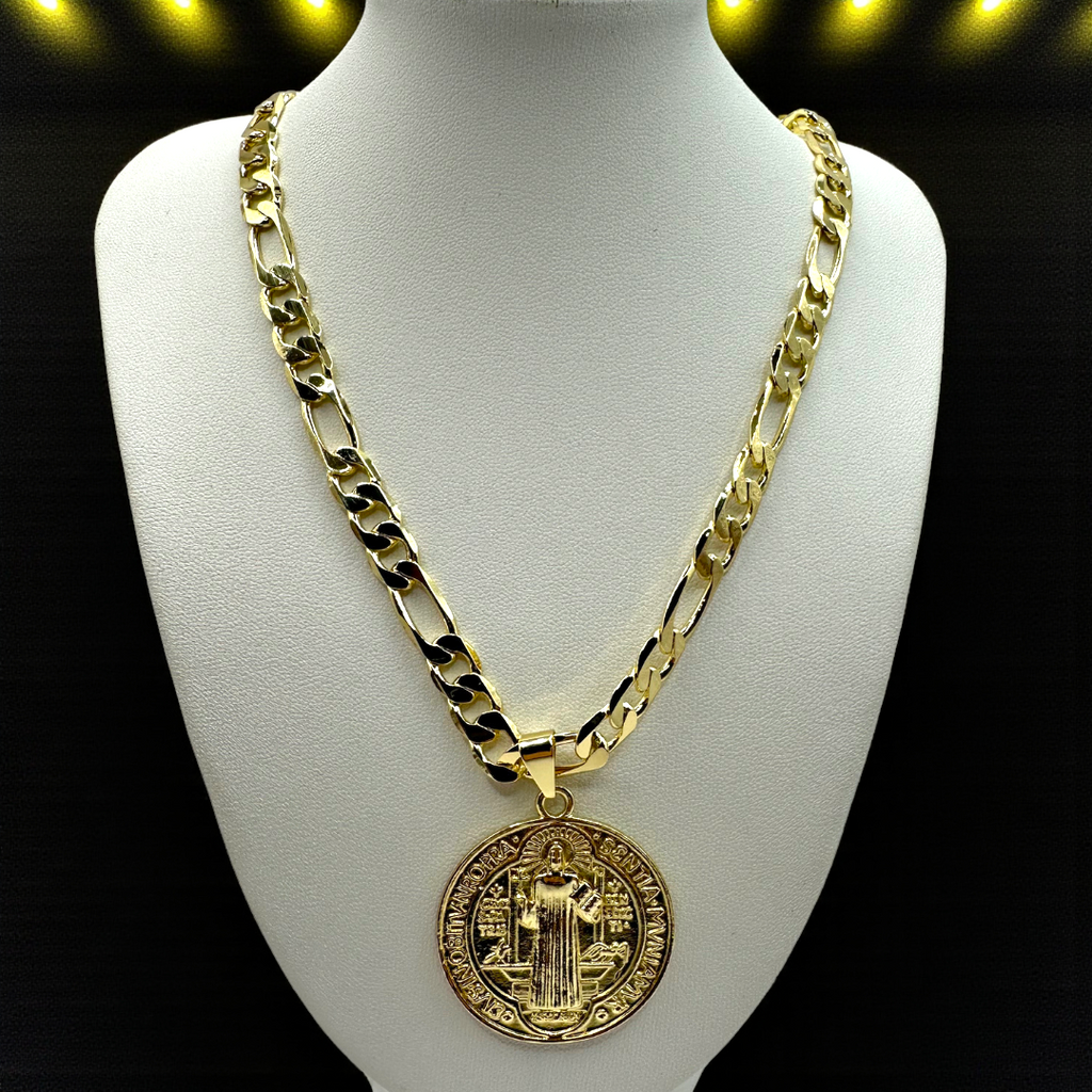 Cadena Cartier de 8mm Con San Benito